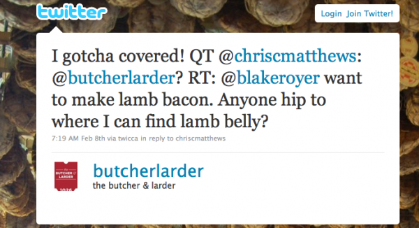 Butcher-and-larder-tweet
